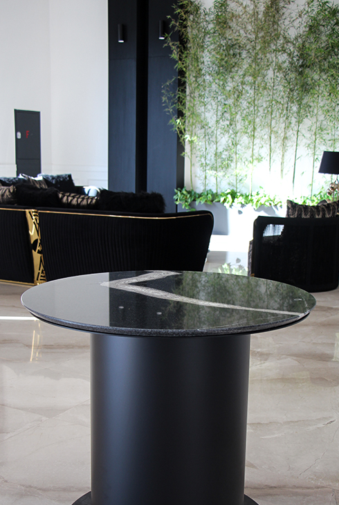 میز سنگ طبیعی Elegant Black